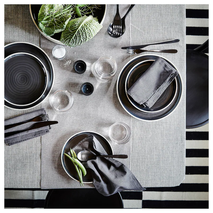 Seturi de tacamuri negre - cele mai noi modele, inox, festive & elegante